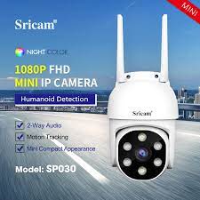 Camera wifi Srihome ngoài trời xoay 360 độ có màu ban đêm đàm thoại SP030