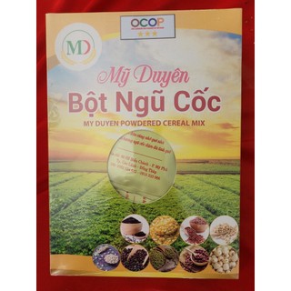 Bột ngũ cốc 9 loại mỹ duyên 324gr 18 gói x 18g - đặc sản đồng tháp