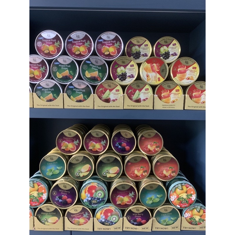 Kẹo trái cây Đức 200g hộp thiếc Cavendish & Harley