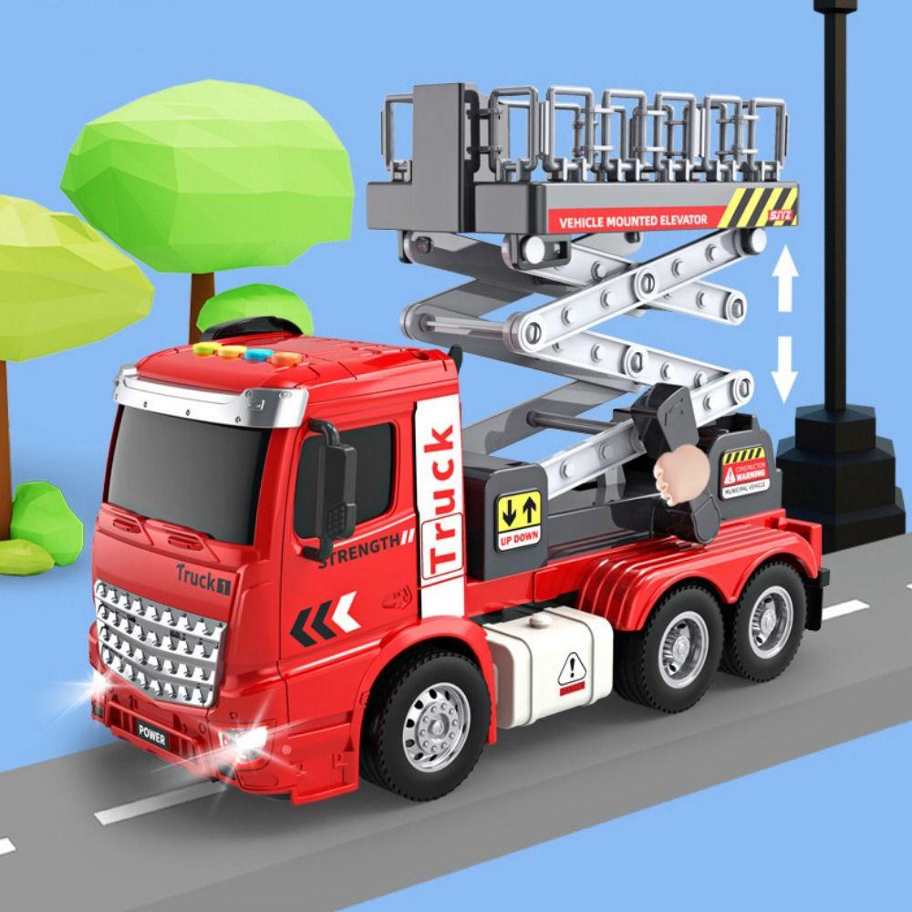 KRNY Xe Cứu Hỏa Đồ Chơi Mini Chất Lượng Cao Dành Cho Bé