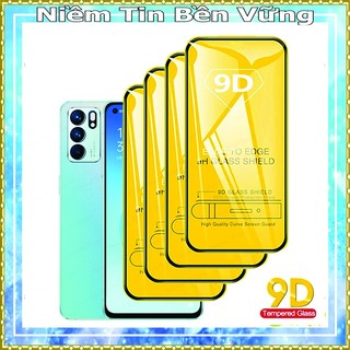 Kính cường lực full điện thoại oppo reno 4, reno 5, reno 5 pro, reno 6, reno 6z, reno 6 pro (9d - tặng giấy lau).