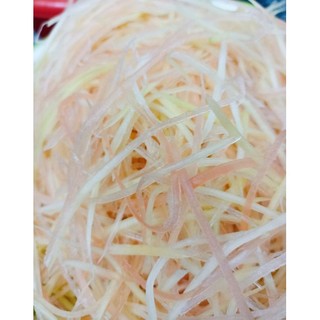 Mắm tép trộn đu đủ