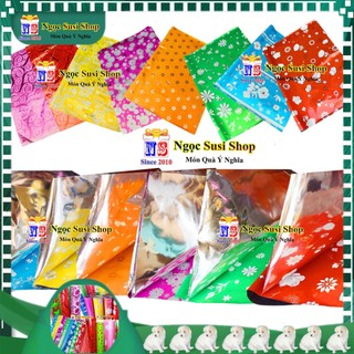 COMBO 10 - 30 GIẤY KIẾNG GÓI QUÀ SIZE 70x50 cm HÀNG TỐT ÍT NHĂN - GIẤY GÓI QUÀ