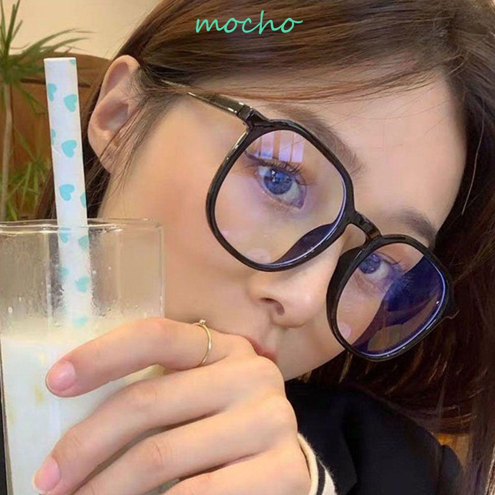 Mắt Kính Gọng Nhựa Chống Ánh Sáng Xanh Phong Cách Retro Thời Trang Cho Nam Nữ