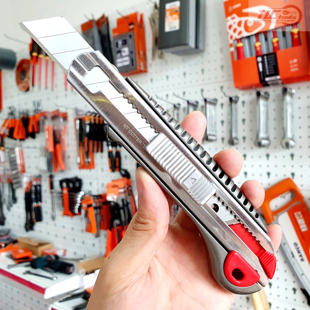 Dao rọc giấy NT Cutter L-2000RP hợp kim nhôm Made In Japan
