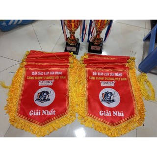 combo cờ và huy chương có in