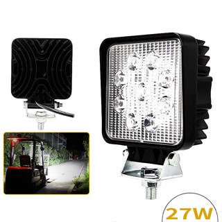 Đèn pha xe nâng 12v 24v 48v 9led 27W Giá Rẻ