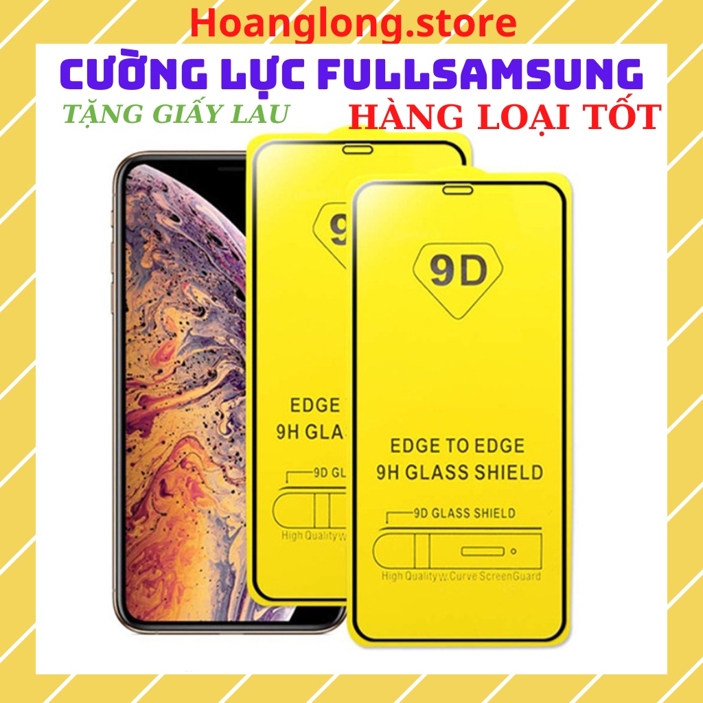 Kính cường lực Samsung full màn M51 - M52 5G M51/A72/M52 tặng kèm bộ giấy lau