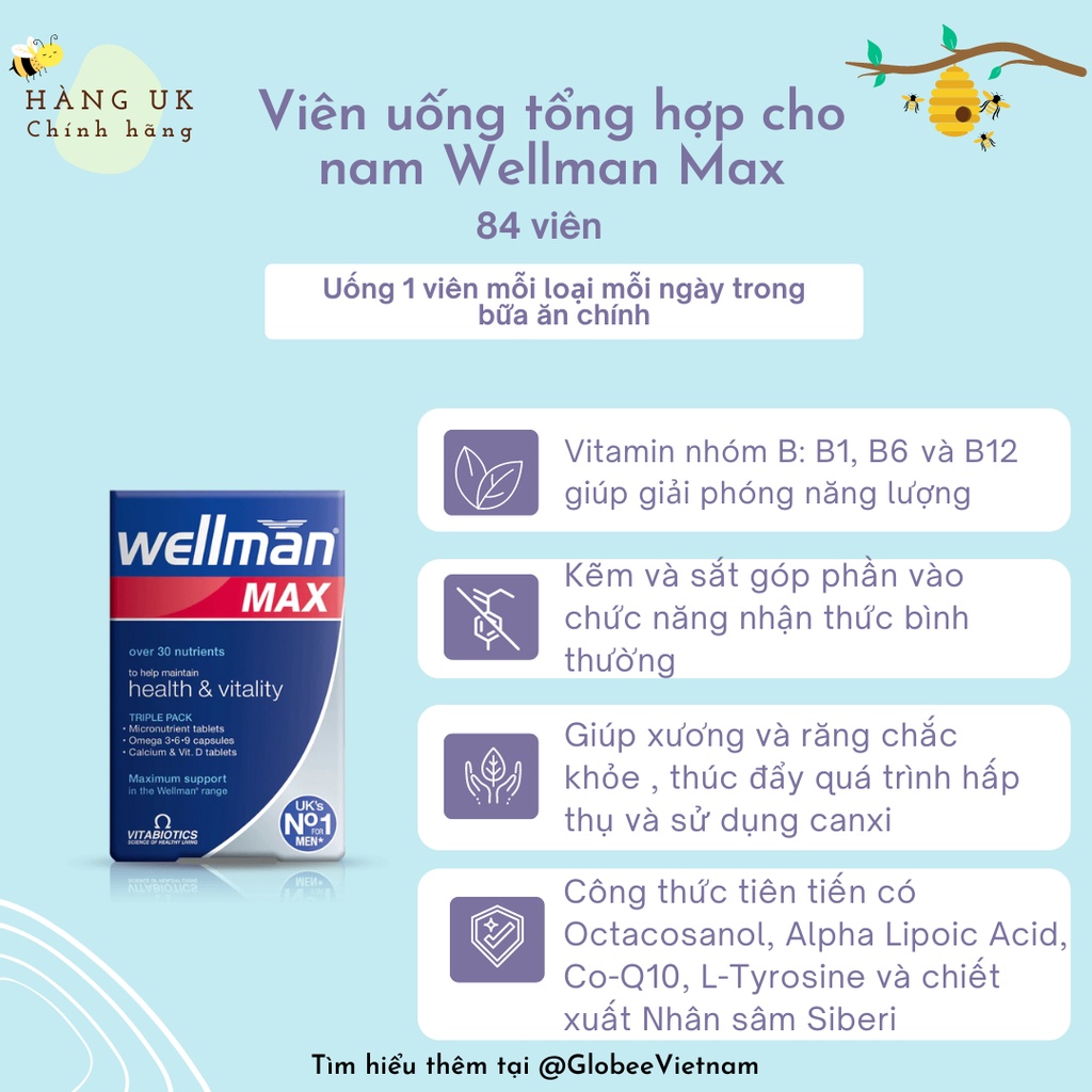 Vitabiotics Wellman Max 3in1 Triple Pack Best Vitamins, 58 OFF