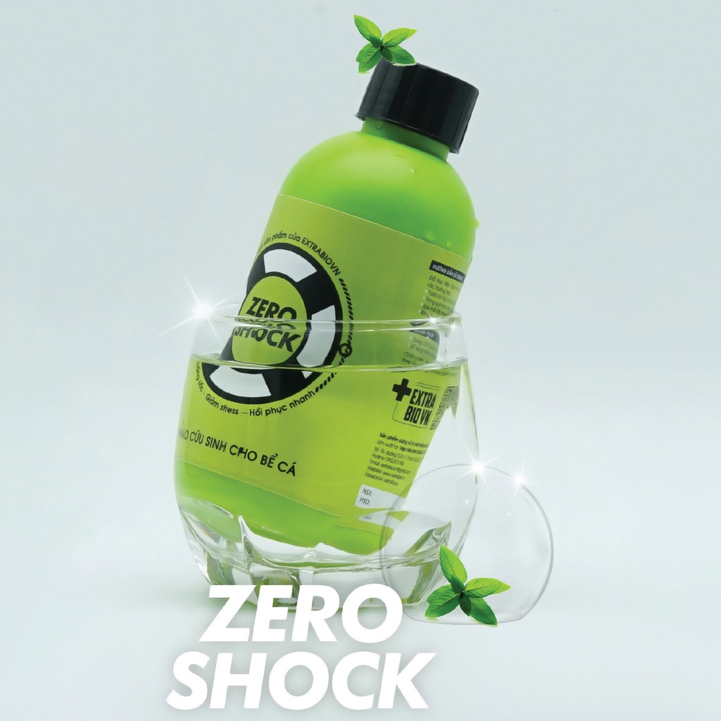 Dung Dịch Khử Clo Giảm Stress Cho Cá Cảnh Extrabio Zero Shock