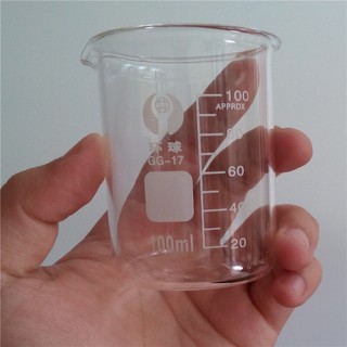 Cốc thủy tinh 10ml 25ml 50ml 100ml