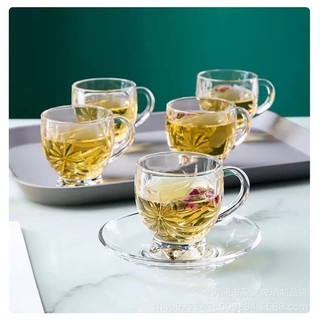 1 đĩa kê chén thuỷ tinh