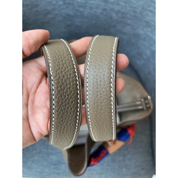 Túi xách hm Picotin bản khâu da nhập khẩu size 23