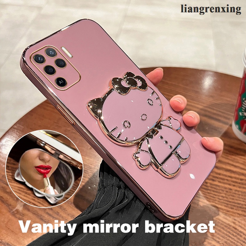 ốp lưng OPPO A94 4G OPPO Reno 5F Reno5 F Ốp Điện Thoại Silicon Chống Sốc Mạ Điện DDKTM01 Cho OPPO A94 4G OPPO Reno 5F Reno5 F viền vuông cute