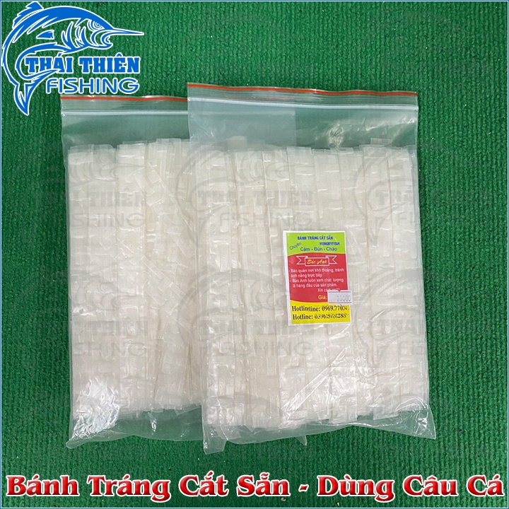 Bánh Tráng Cắt Sẵn Bảo Anh Dùng Móc Vào Lưỡi Câu Cá Tra, Chim, Chép, Rô Phi Bằng Mồi Cám, Bún, Cháo