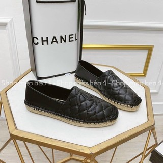 Giày slip on cn trần chỉ đế cói dáng basic fullbox