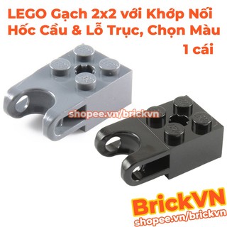[1 Cái, Chọn Màu] LEGO Technic Khớp Nối Hốc Cầu (Đầu Cái), Gạch 2x2 Với Lỗ Trục ID 92013 / 67696