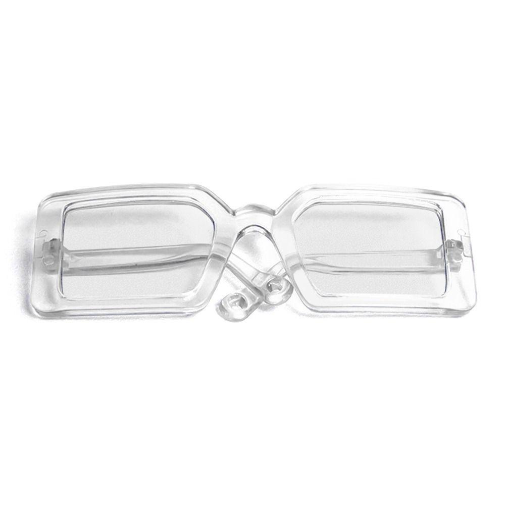 Mắt Kính Gọng Vuông Phối Lông Thời Trang Cho Búp Bê Orentlii