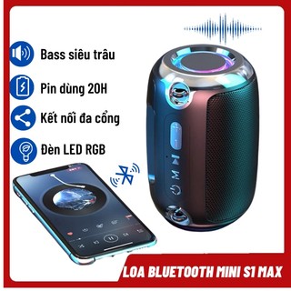 Loa bluetooth bass mạnh có đèn led rrb loa máy tính nghe nhạc hát karaoke không dây giá rẻ