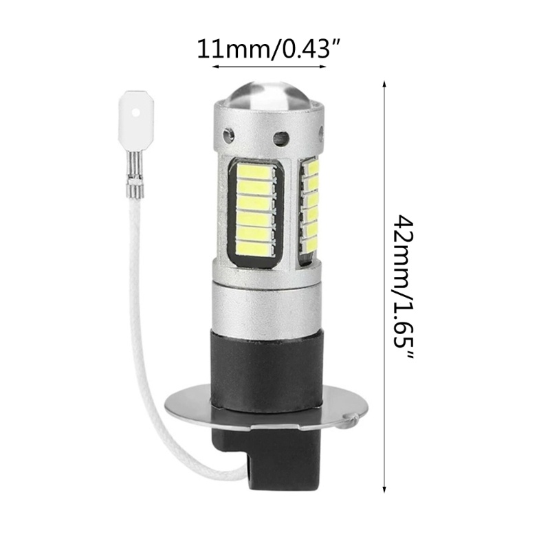 Đèn LED ChốNg Sương Mù Ban NgàY H3 4014 P13W 9006 - Bộ 2 CáI