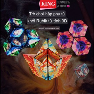 Khối rubik 3d magic 6x6 có từ tính 72 chi tiết đồ chơi giáo dục giúp bé thông minh thiết kế hình dạng độc đáo