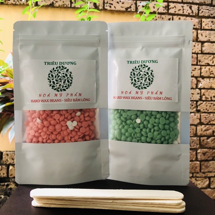 COMBO - 200gr SÁP TẨY LÔNG TRIÊU DƯƠNG + 5 QUE LẤY SÁP