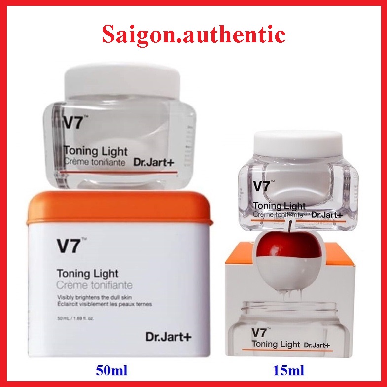Kem V7 Toning Light Dr.Jart+ Kem dưỡng trắng lên tone và tái tạo da