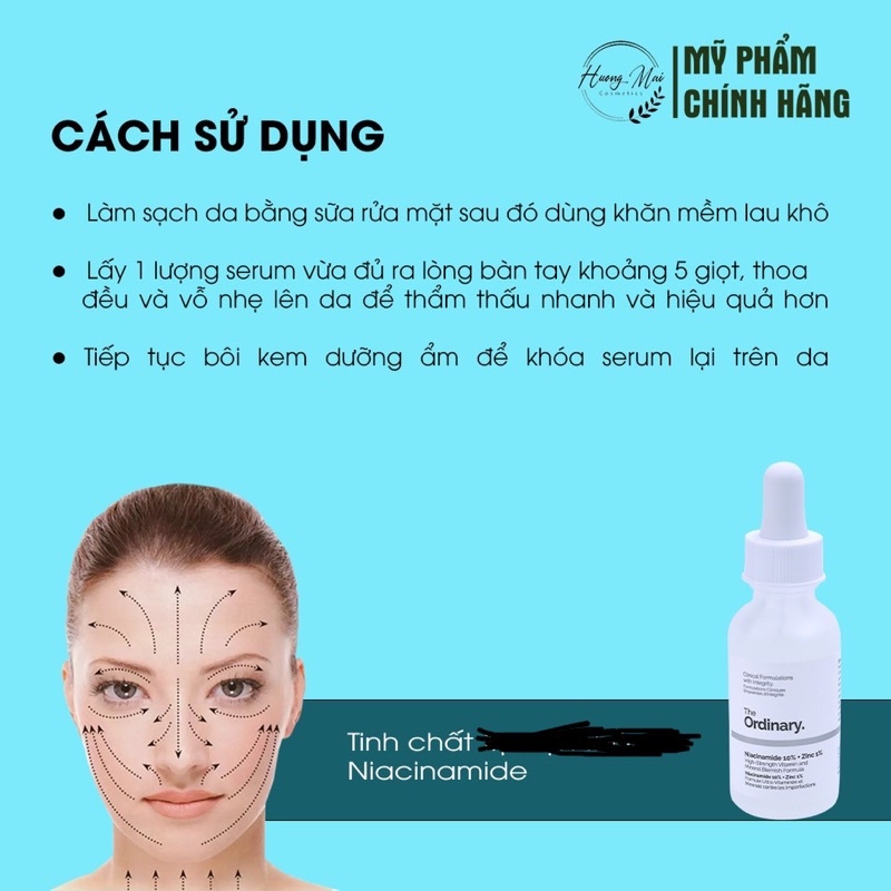 Bill Sephora Tinh chất The Ordinary Niacinamide 10% + Zinc 1% giảm mụn