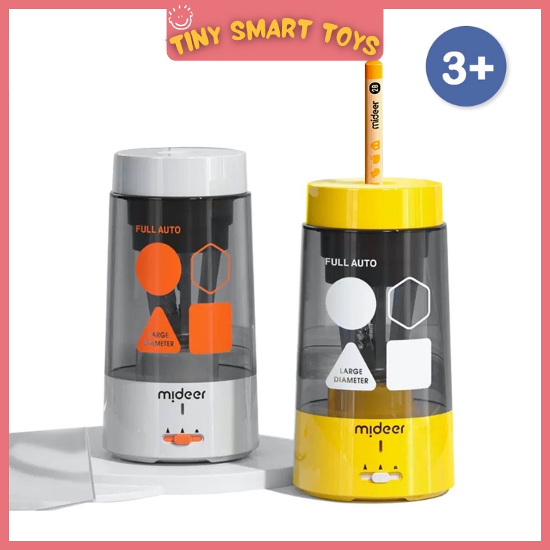 Gọt Bút Chì Tự Động Bằng Điện Cao Cấp Mideer Automtic Pencil Sharpener Cho Bé Từ 3 Tuổi - TinySmartToys