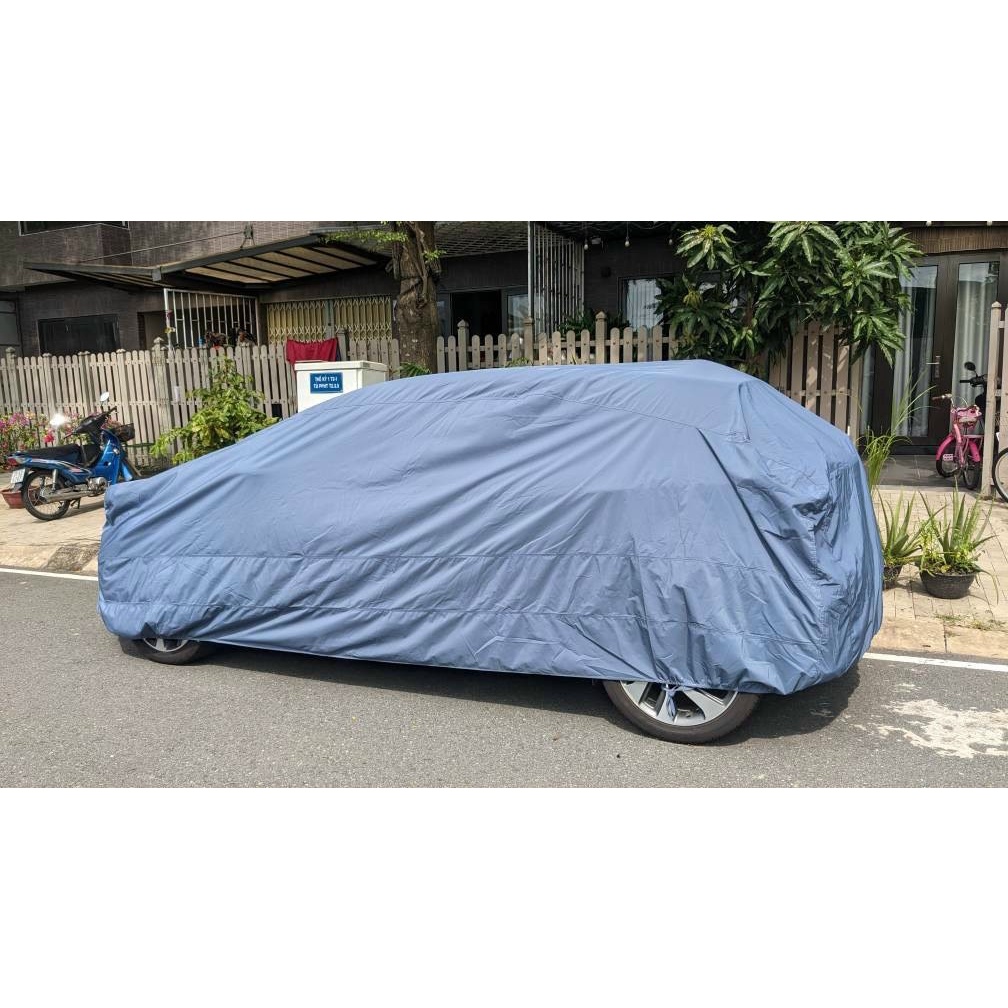 Bạt phủ ô tô HATBACK 4 chỗ cao cấp may bằng vải dù vải dù cán da cao cấp che nắng, chống mưa, chống gió và chống trầy xe