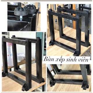 Chân Bàn Săt Hộp Xếp Gọn Tiện Lợi Cao Chuẩn 45cm