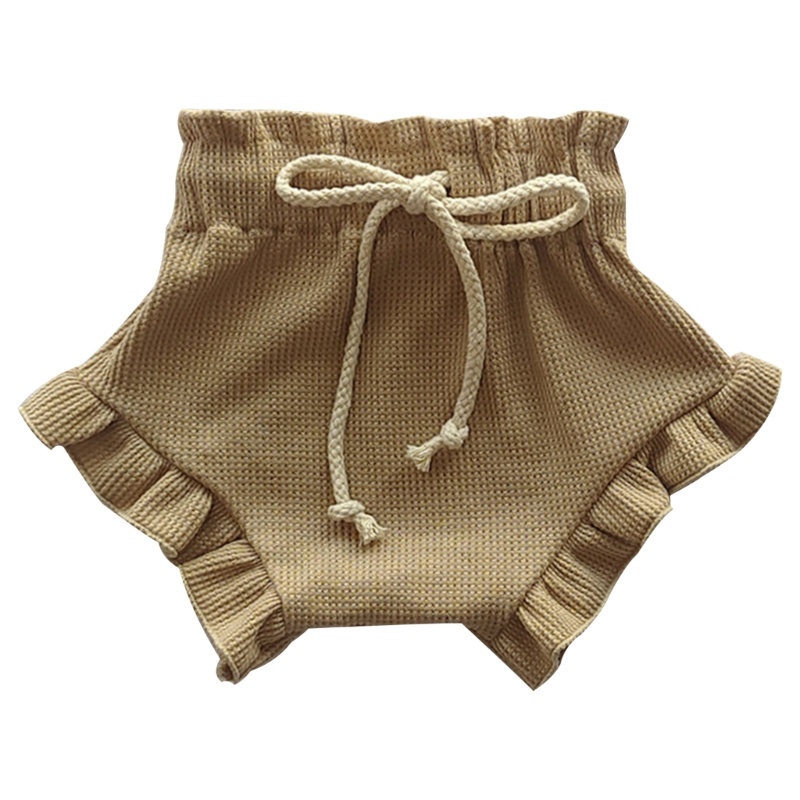 Quần Short Lưng Thun Rút Dây Dễ Thương Thời Trang Mùa Hè Cho Bé Gái