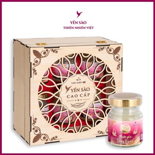 [Hộp quà sức khỏe] Nước yến sào đông trùng hạ thảo 70ml x 6 hũ Thiên Nhiên Việt tăng sinh lực và chống lão hóa