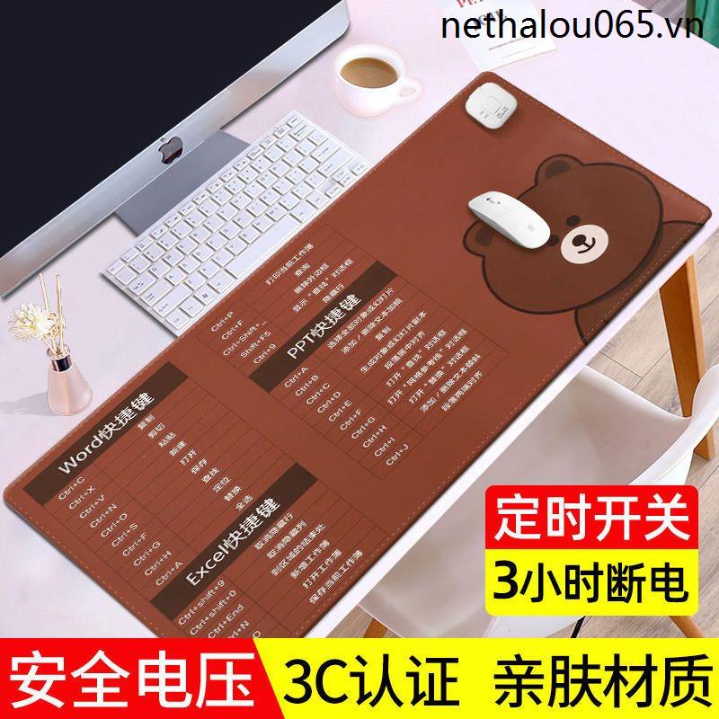 Tấm Lót Chuột Sưởi Ấm Tay Bằng Điện Để Bàn Làm Việc
