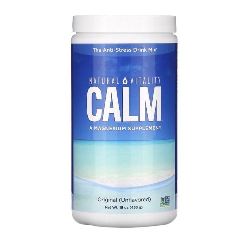 Bột bổ sung magie Calm không vị 454g