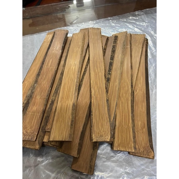Thanh tre già làm lồng vuông ,nan, đồ thủ công