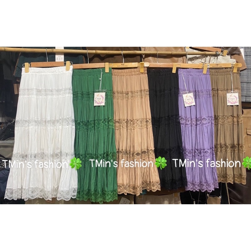 Chân váy công chúa ren tầng hàng QC