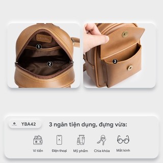 Balo nữ mini da trơn YUUMY YBA42