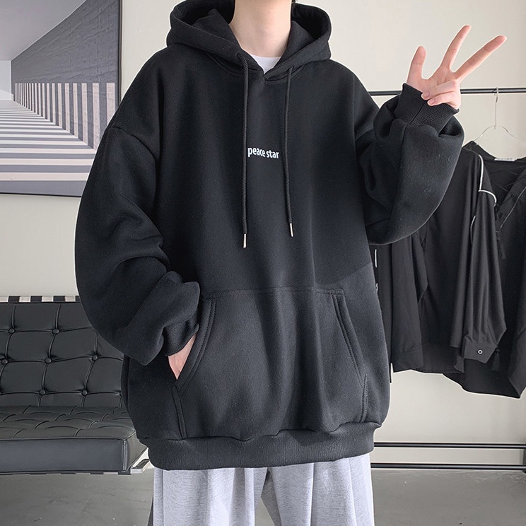 Áo hoodie local brand nam nữ form rộng mũ 2 lớp
