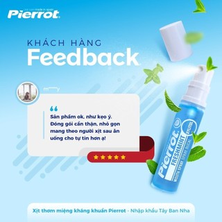 Nước Xịt Thơm Miệng Diệt Khuẩn Pierrot 10ml