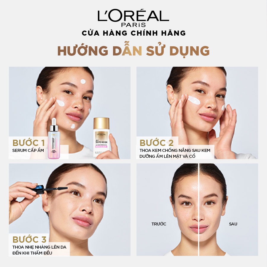 [Quà tặng không bán] Kem chống nắng Mịn Nhẹ Bảo vệ da L’Oreal Paris UV Defender matte & fresh 15ml