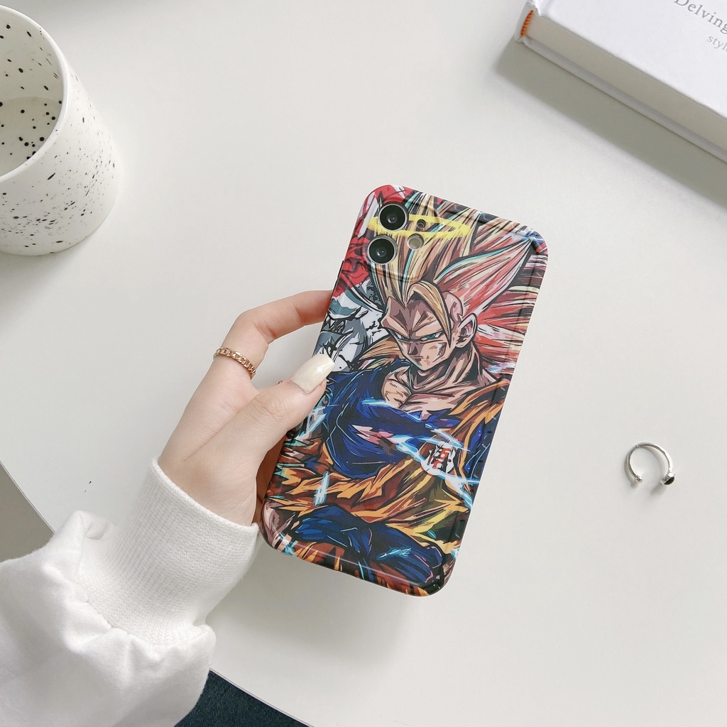 Ốp Điện Thoại Chống Sốc Họa Tiết Hoạt Hình Dragon Ball Cho iPhone 14 / 13 / 12 / 11