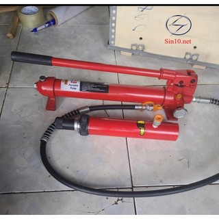 Bơm thủy lực kéo nắn - sức ép 10 tấn - si-btl - gồm ty và bơm.