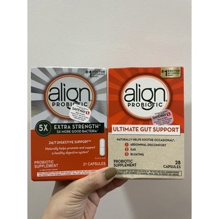 Viên uống hỗ trợ tiêu hóa Align Probiotic 5X Extra Strength Digestive Support 21 VIÊN