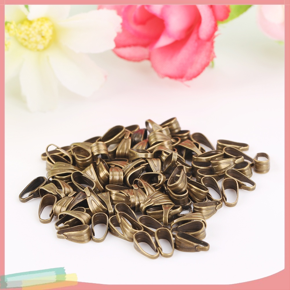 Bộ 100 khóa càng cua tự làm dây chuyền tiện dụng