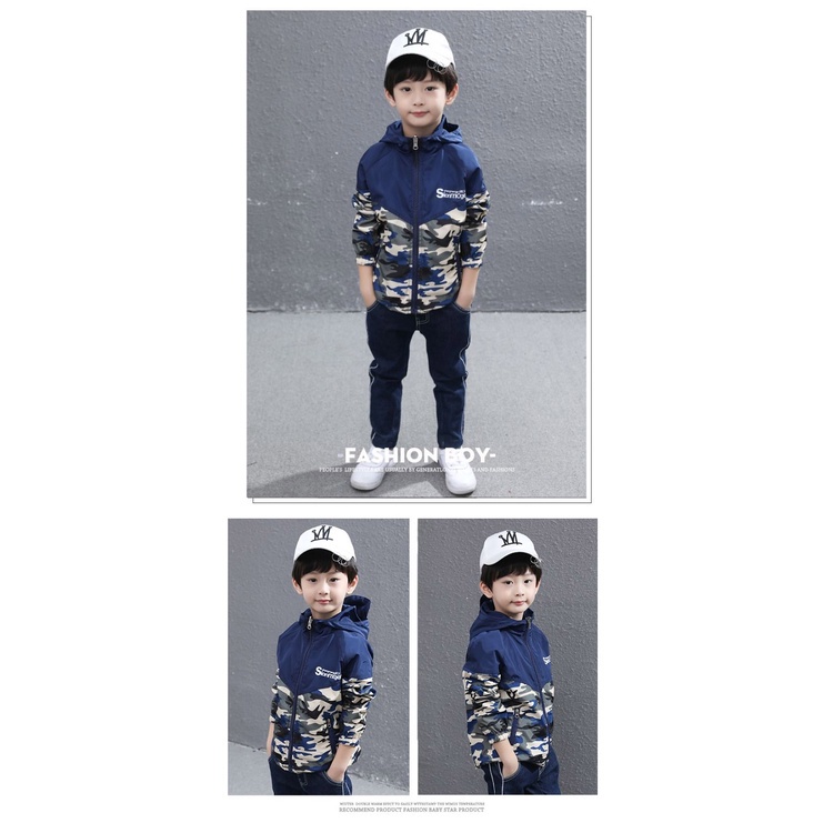 Planet Áo Khoác Mỏng Thoáng Khí Phong Cách Hàn Quốc Mới Cho Bé Trai