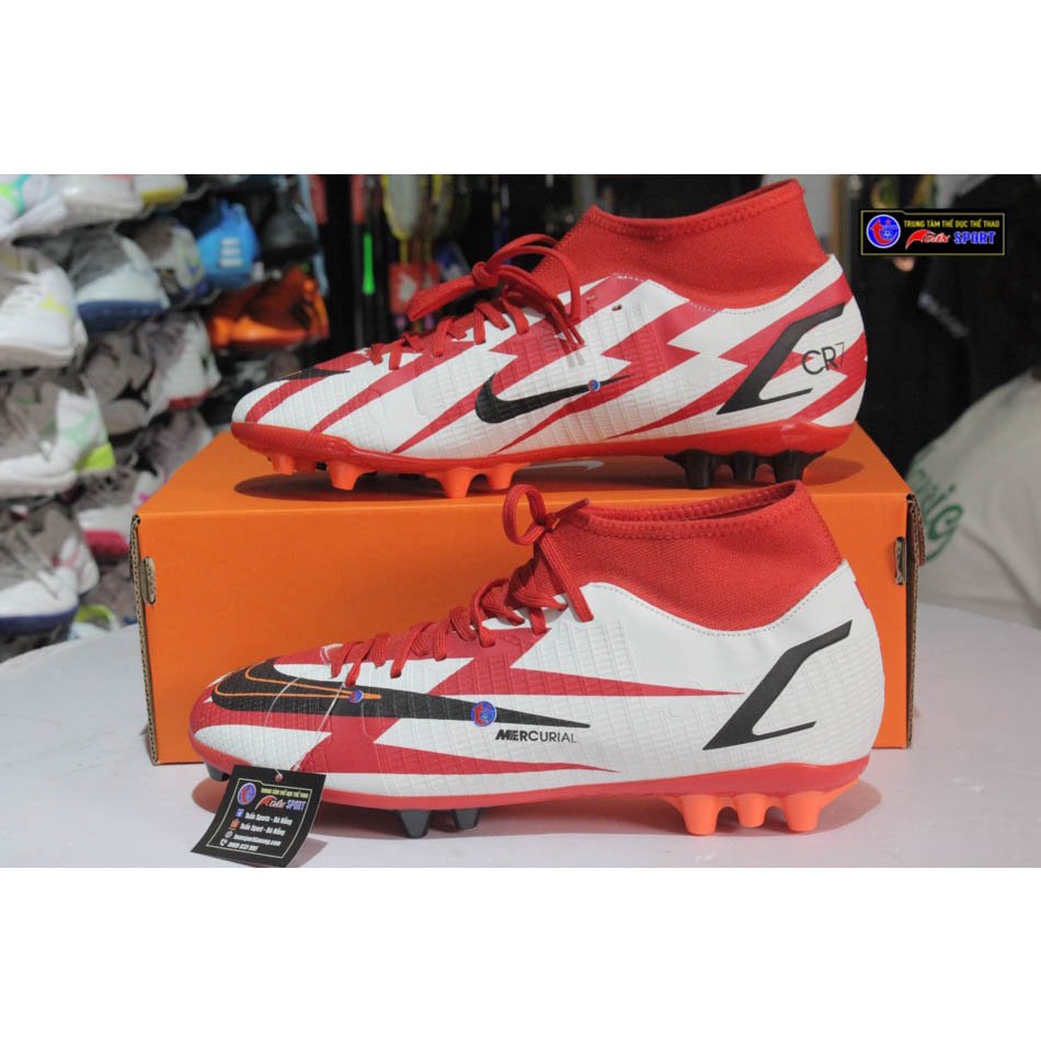 Giày đá bóng Vapor 14 Academy AG - ĐỎ CR7(size39-45)