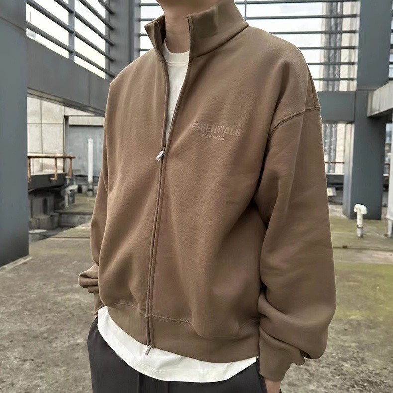⚡️ - Áo Khoác Fear Of God FOG ESSENTIALS Full Zip Jacket SS22, Áo khoác nỉ FOG ESSENTIALS