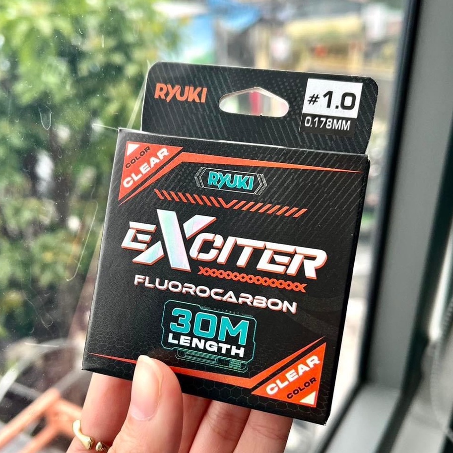 Dây Câu Fluorocarbon RYUKI Exciter - Hàng chính hãng