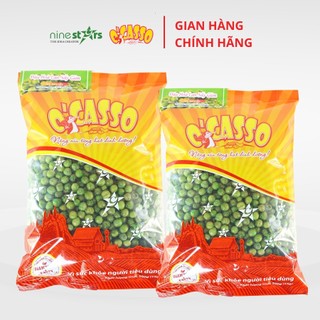 1kg đậu hà lan sấy giòn vị muối ocasso gói và hộp 500g